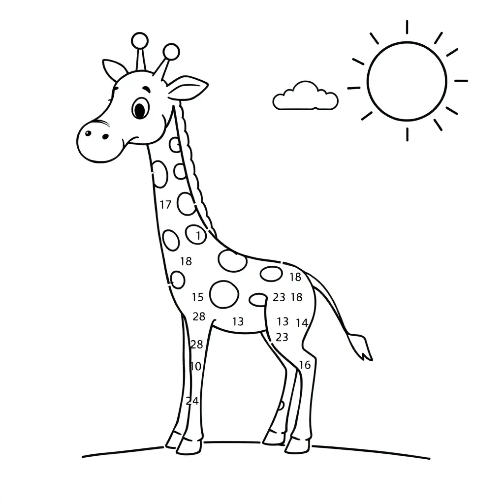 Connecting the dots, puzzle, educational, coloring pages for kids