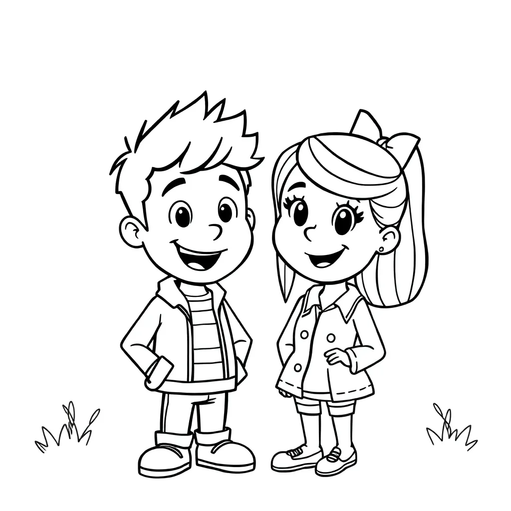 Childrens coloring page