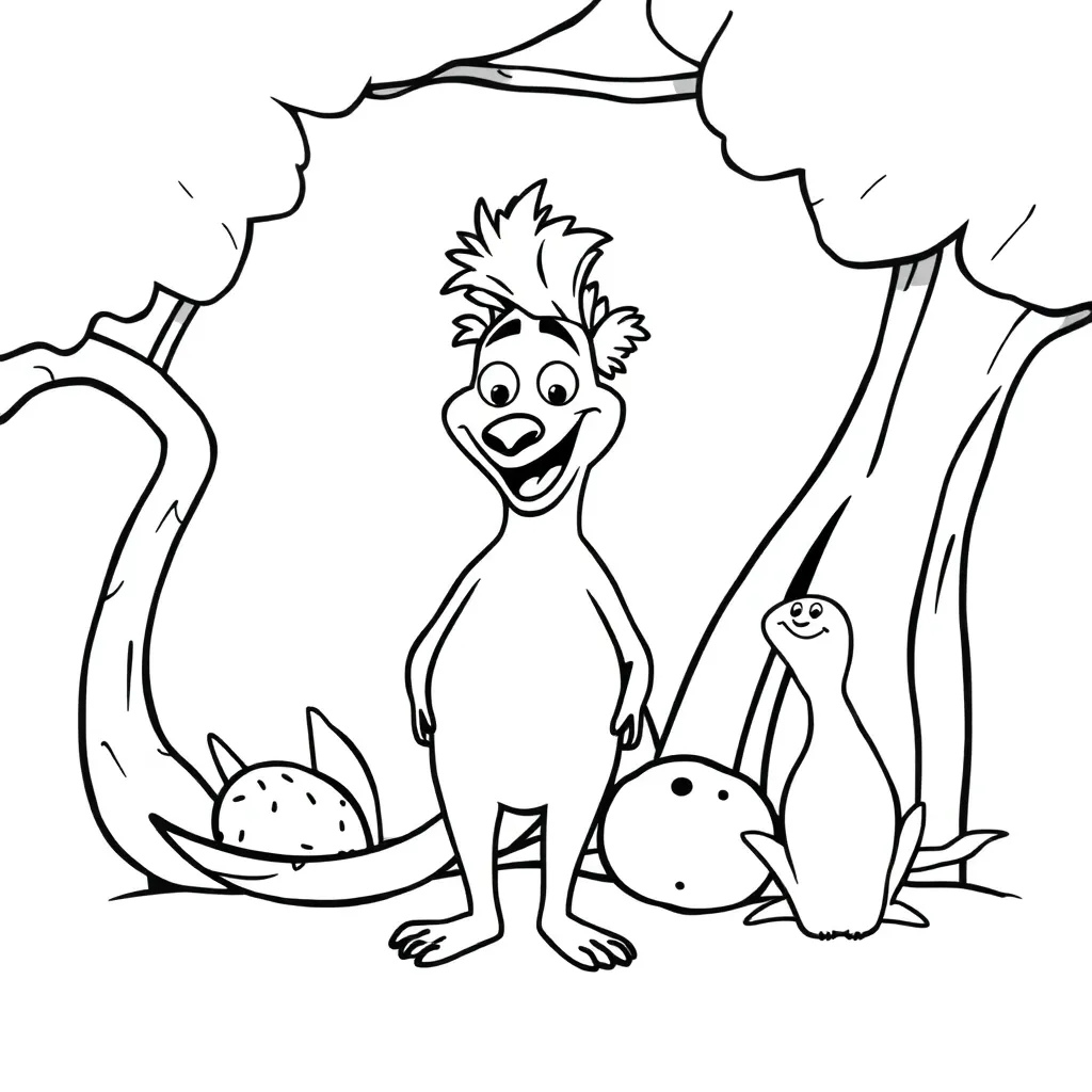 Childrens coloring page