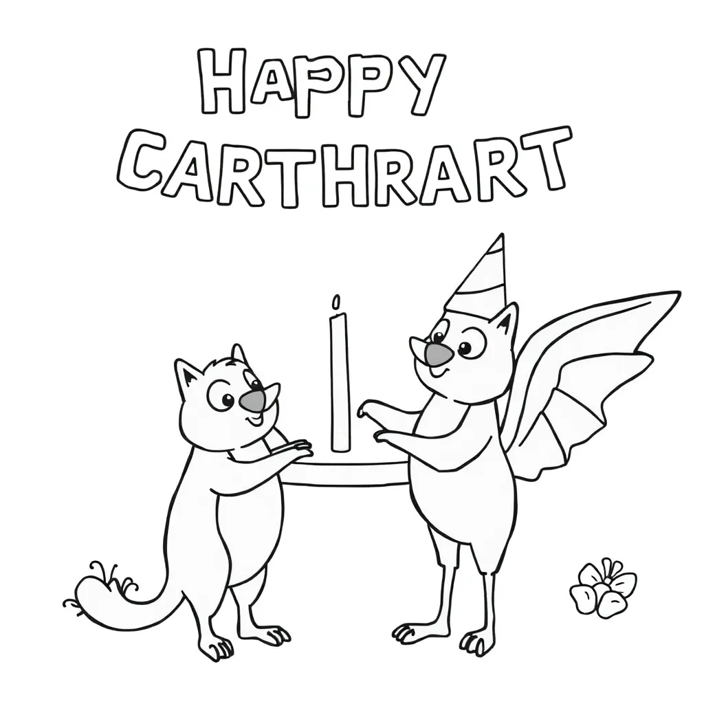 Childrens coloring page