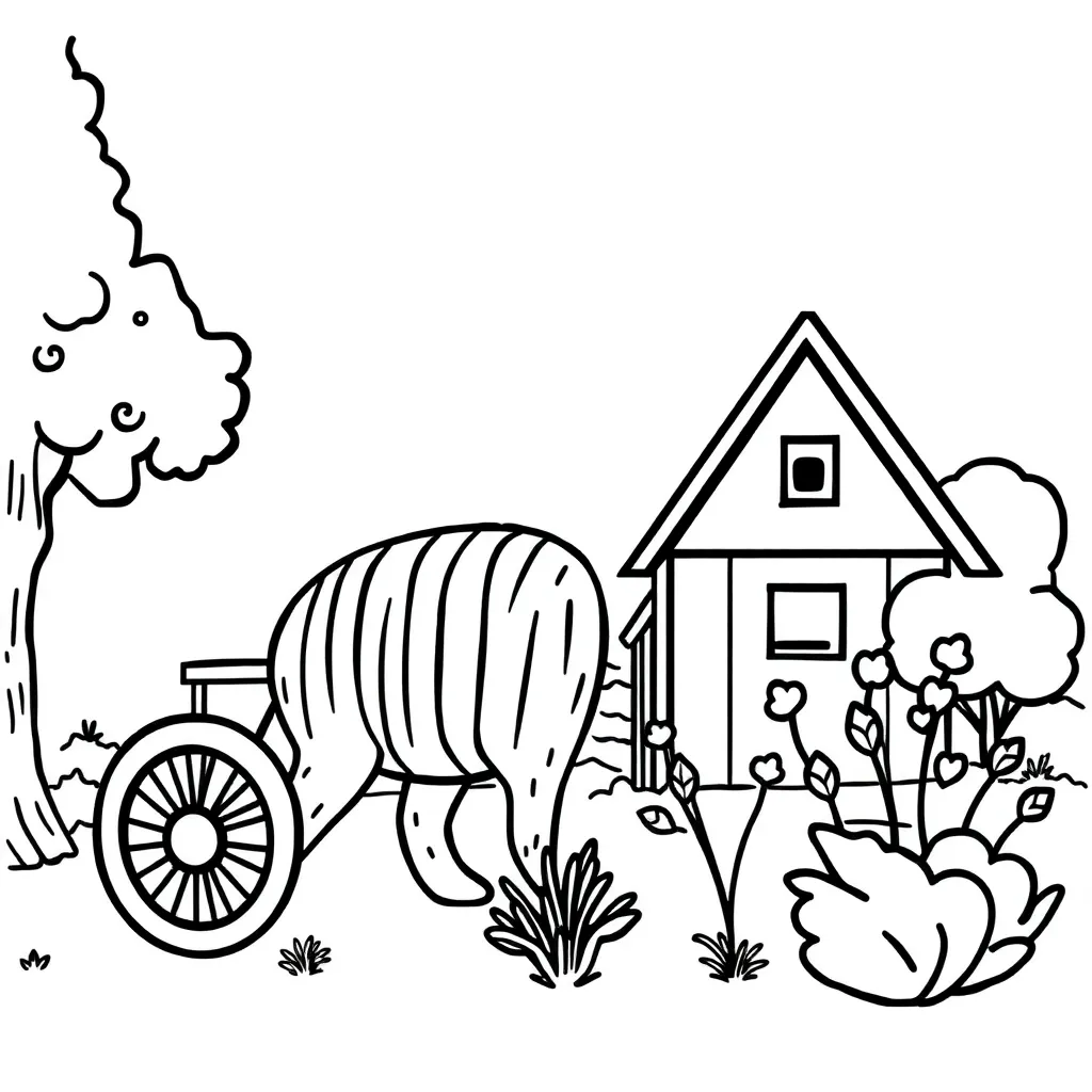 Childrens coloring page
