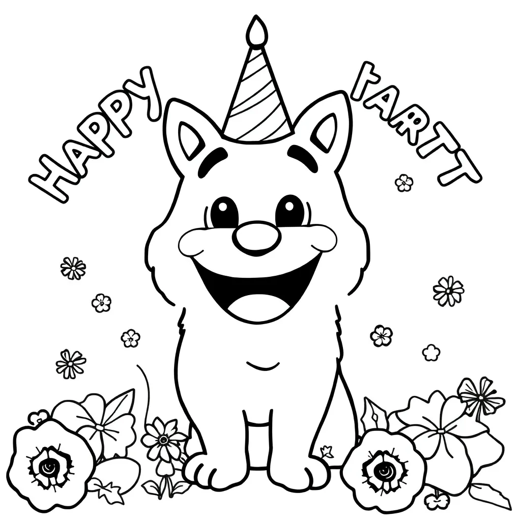 Childrens coloring page