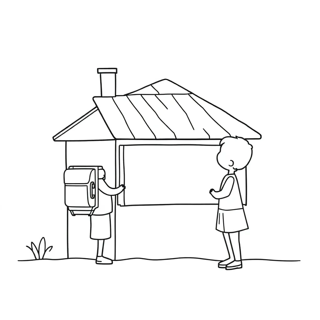 Childrens coloring page