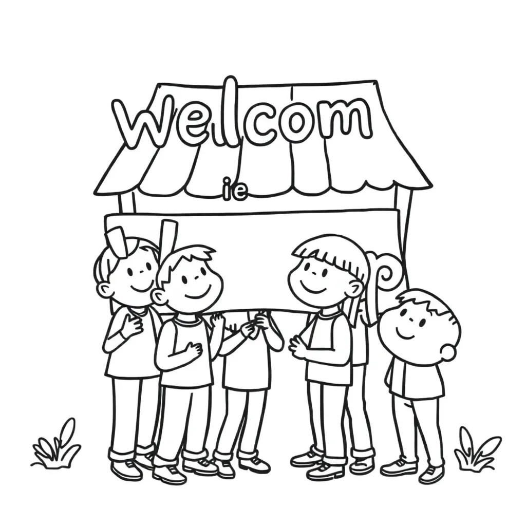 Childrens coloring page