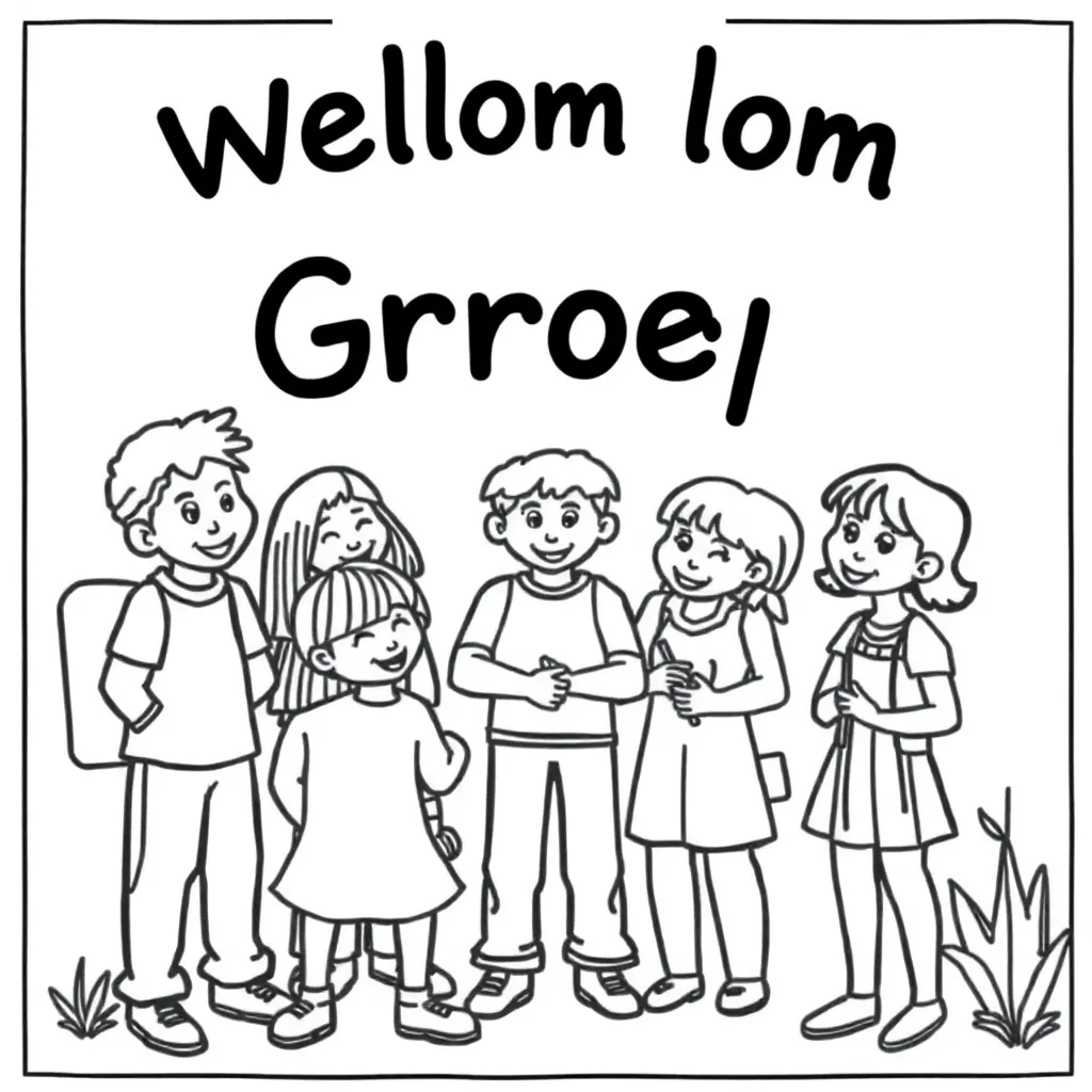 Childrens coloring page