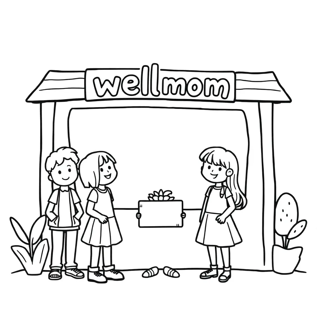 Childrens coloring page