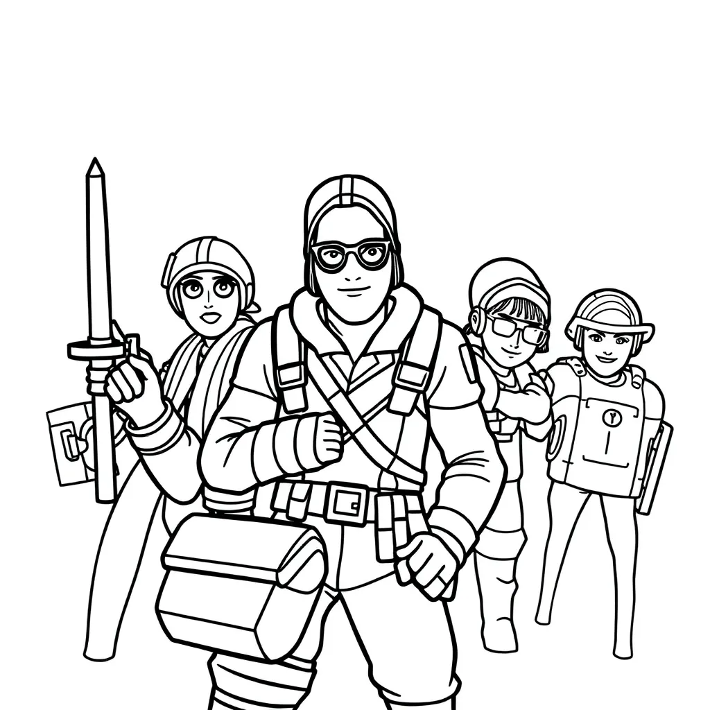 Childrens coloring page