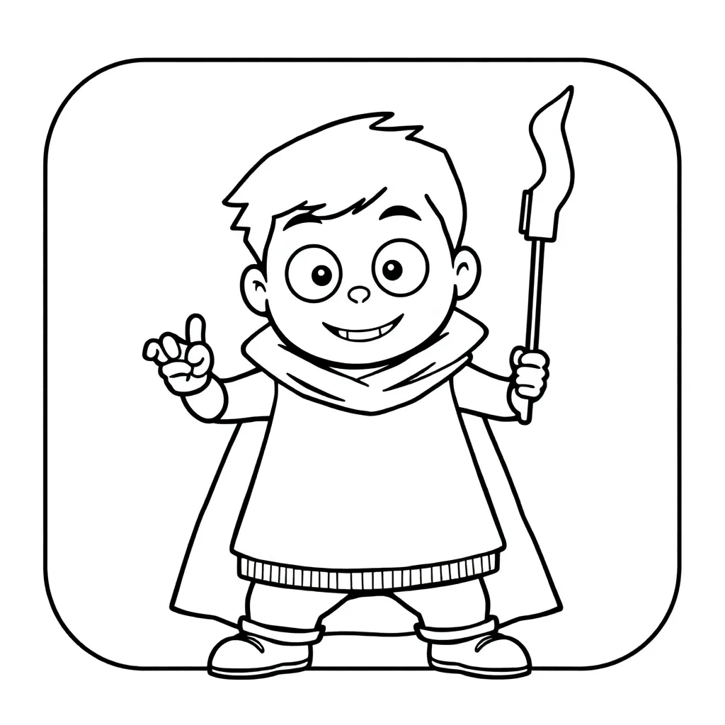 Childrens coloring page