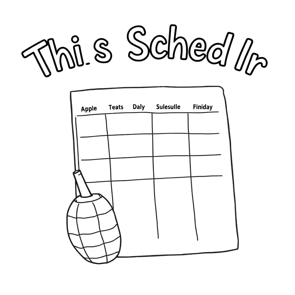 Childrens coloring page