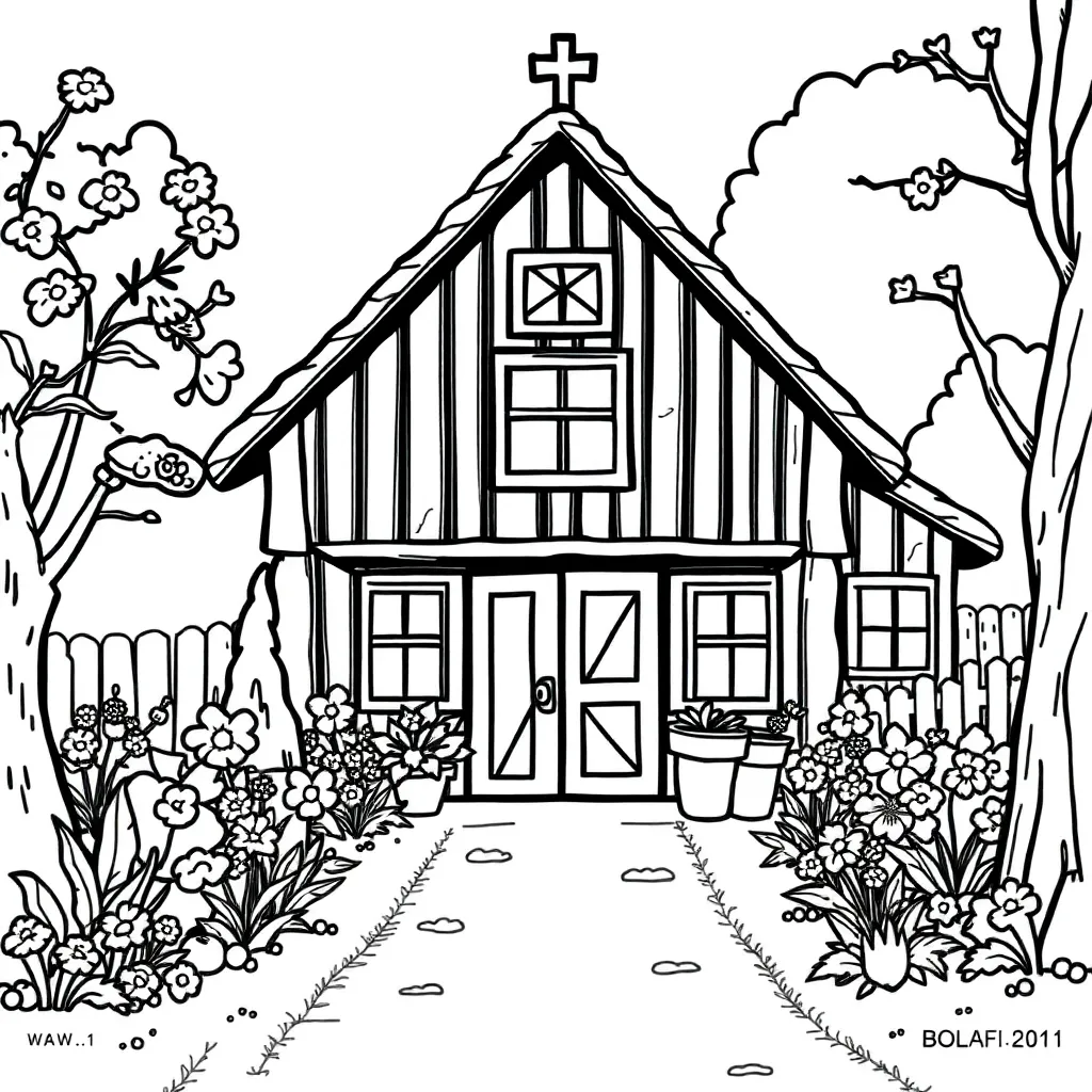 Childrens coloring page