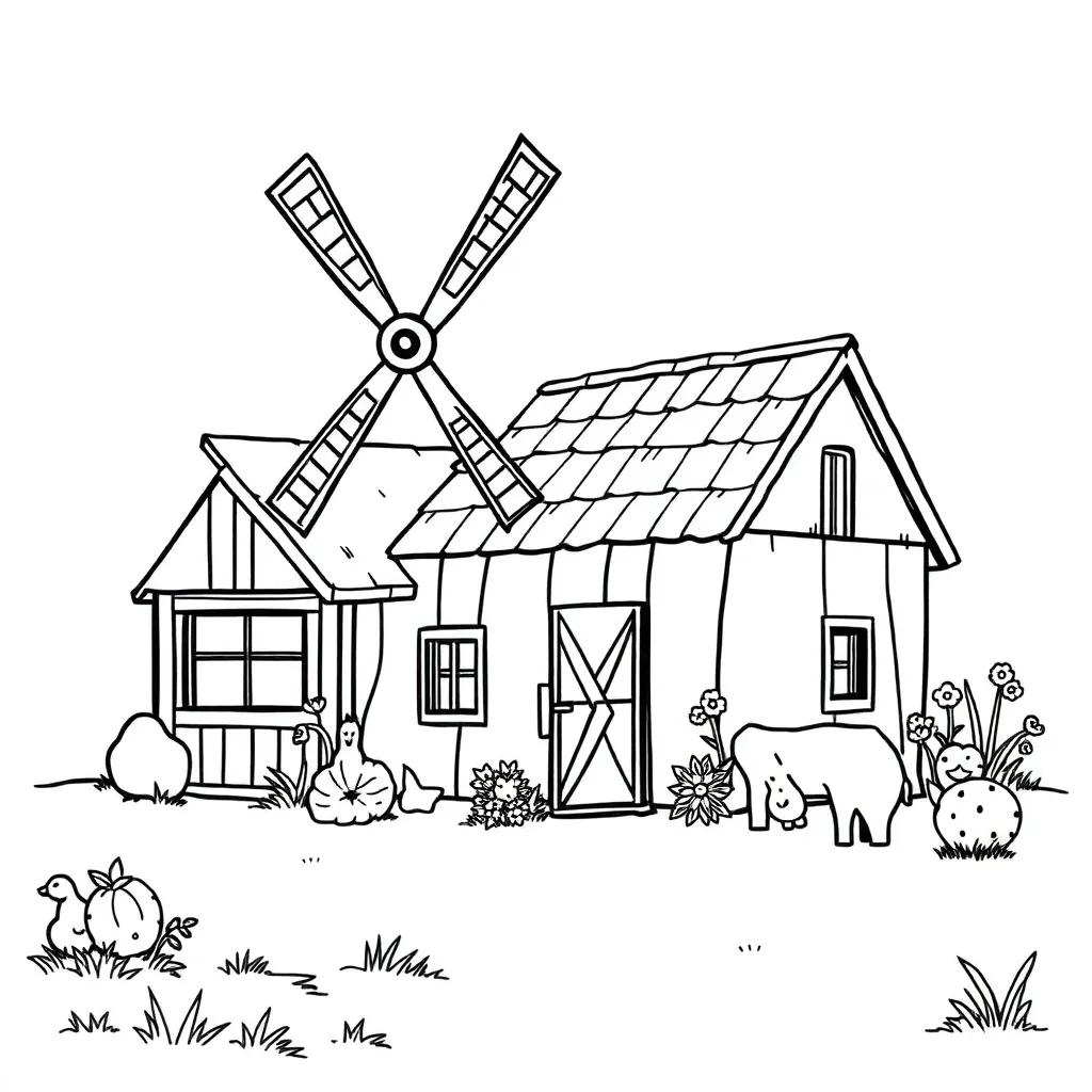 Childrens coloring page