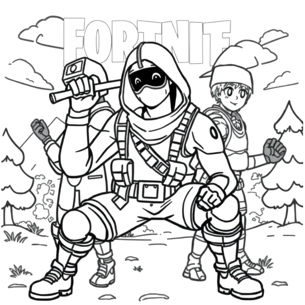 Childrens coloring page