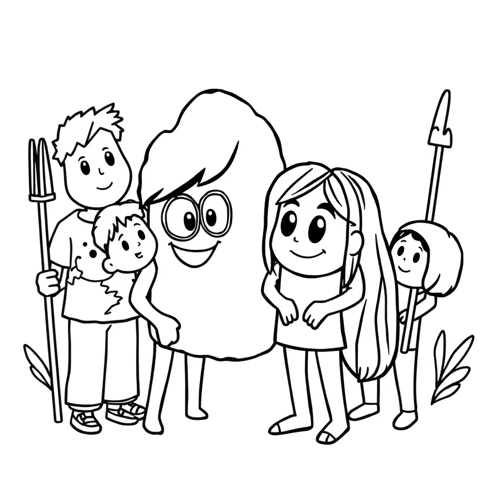 Childrens coloring page
