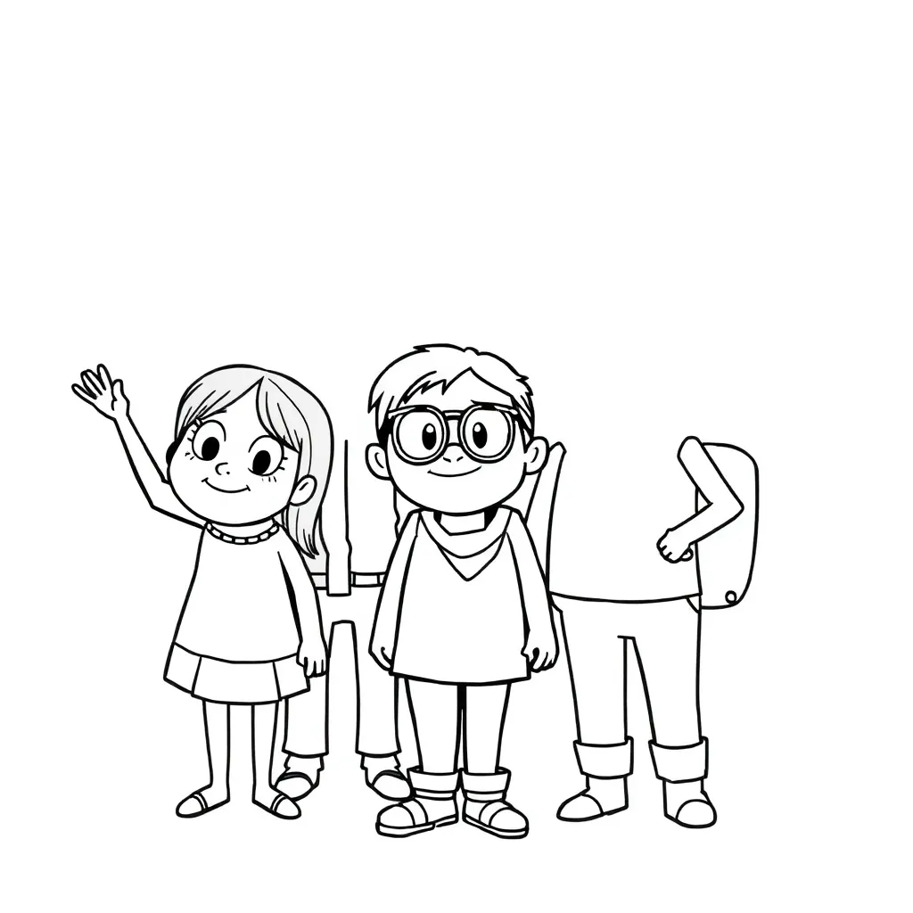 Childrens coloring page