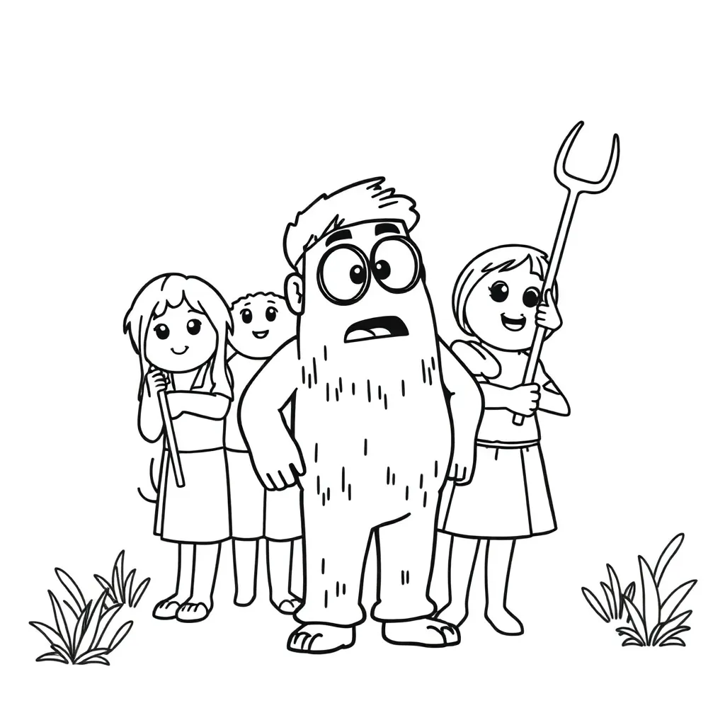 Childrens coloring page