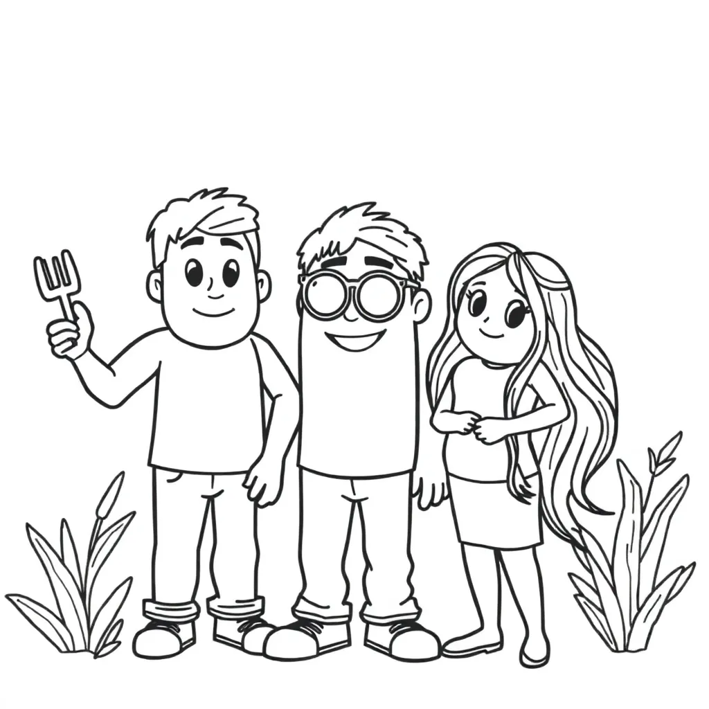 Childrens coloring page