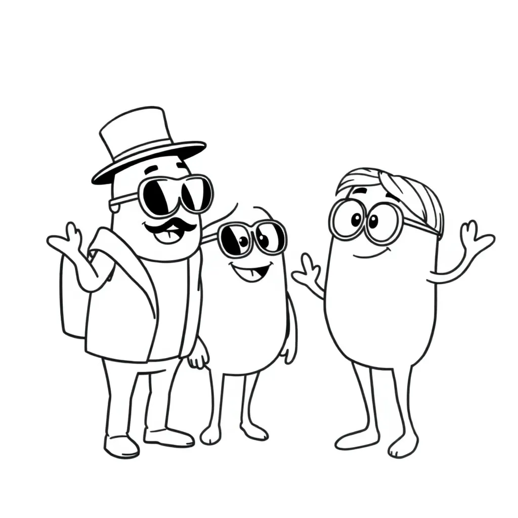 Childrens coloring page