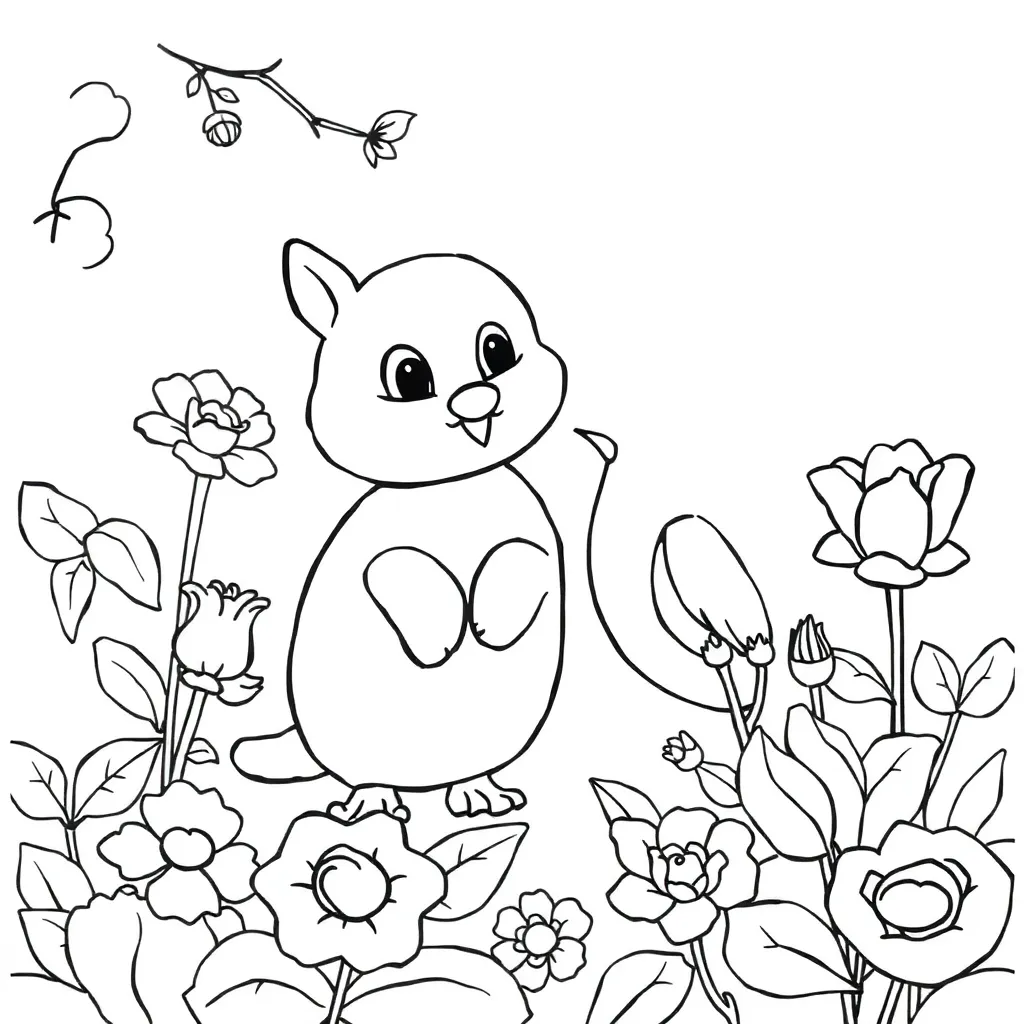 Childrens coloring page