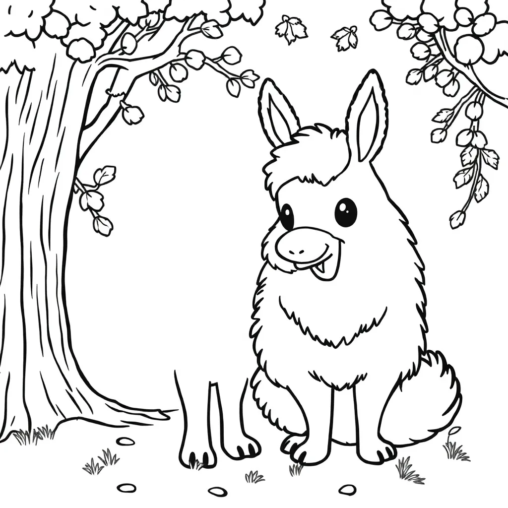 Childrens coloring page