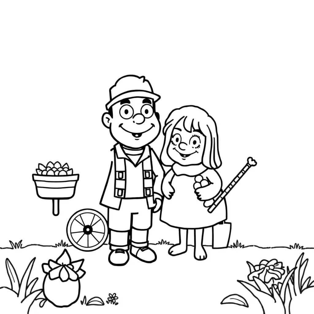 Childrens coloring page