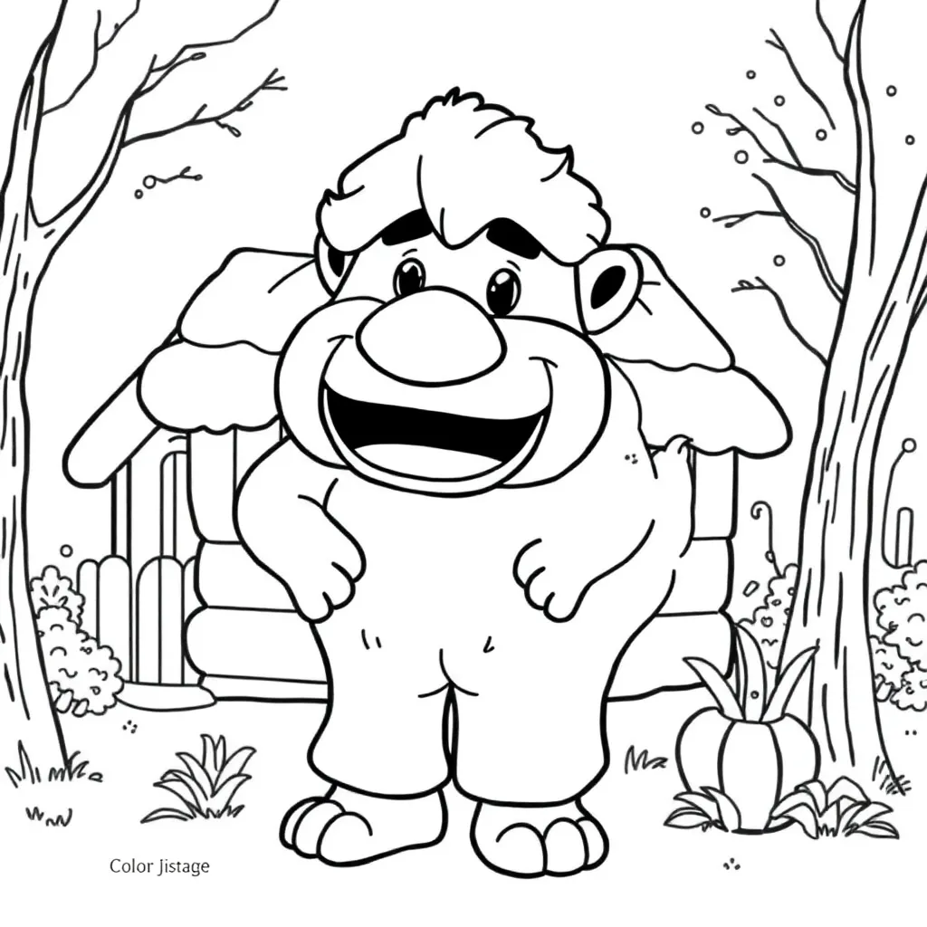 Childrens coloring page