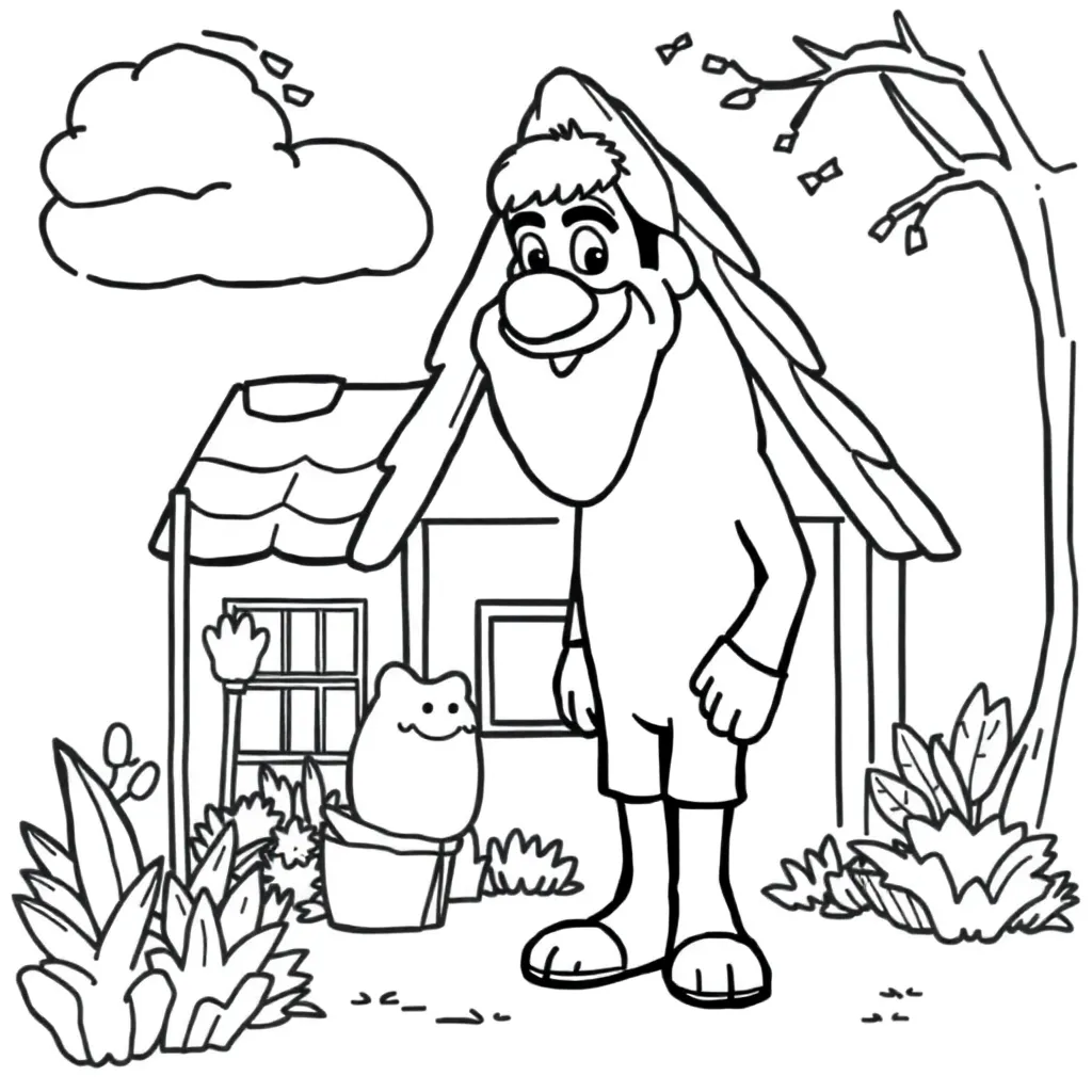 Childrens coloring page