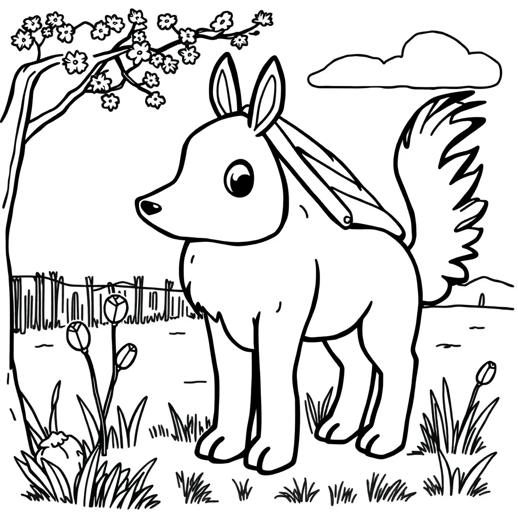 Childrens coloring page