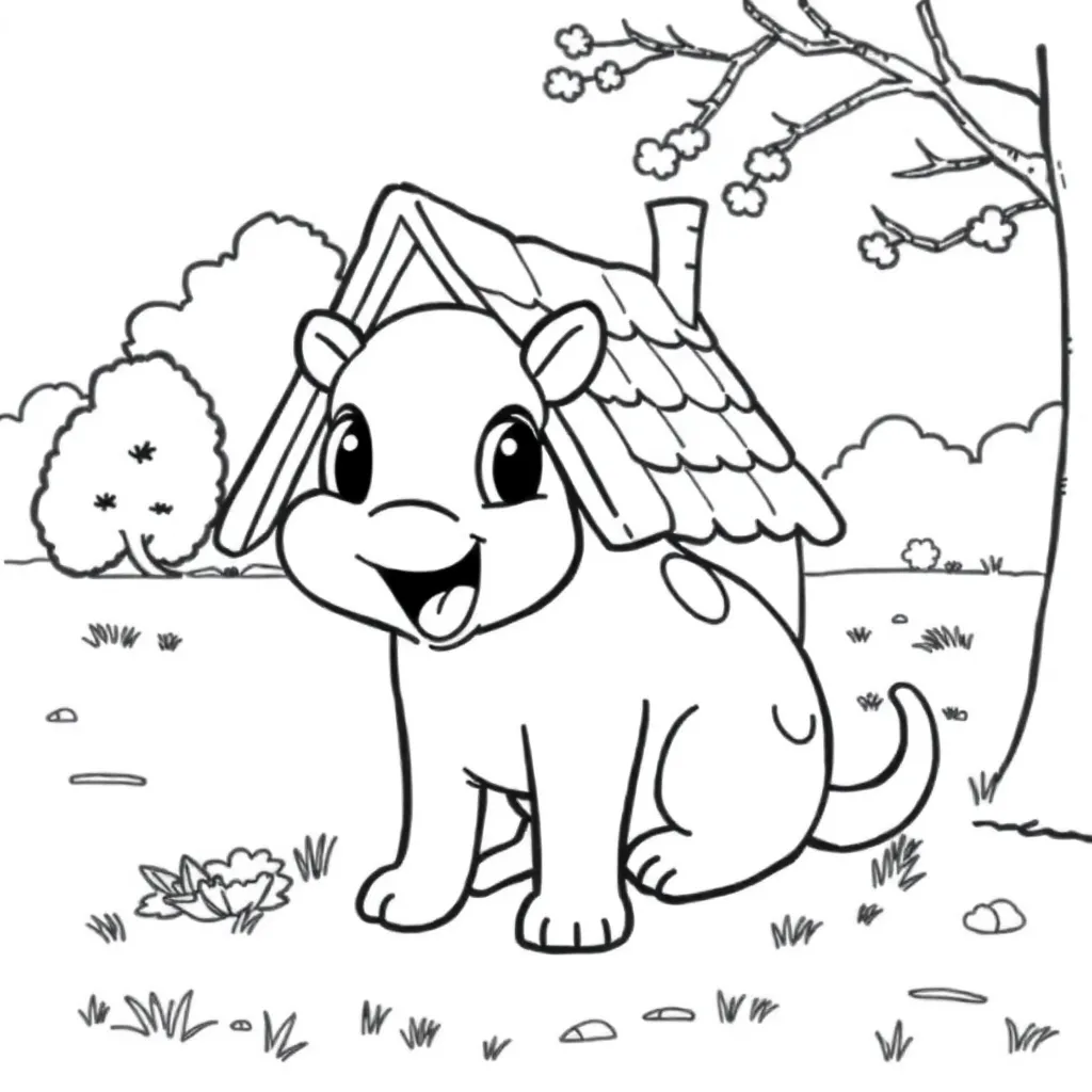 Childrens coloring page