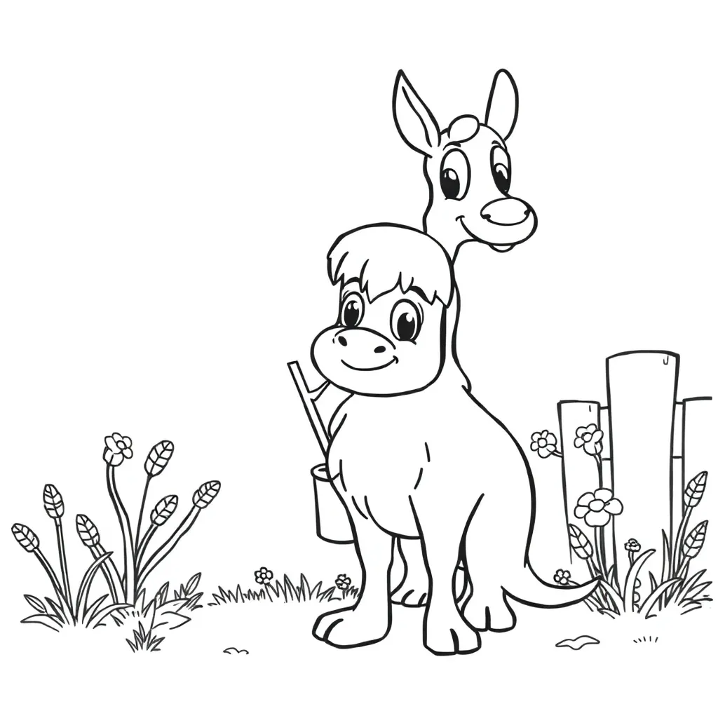 Childrens coloring page