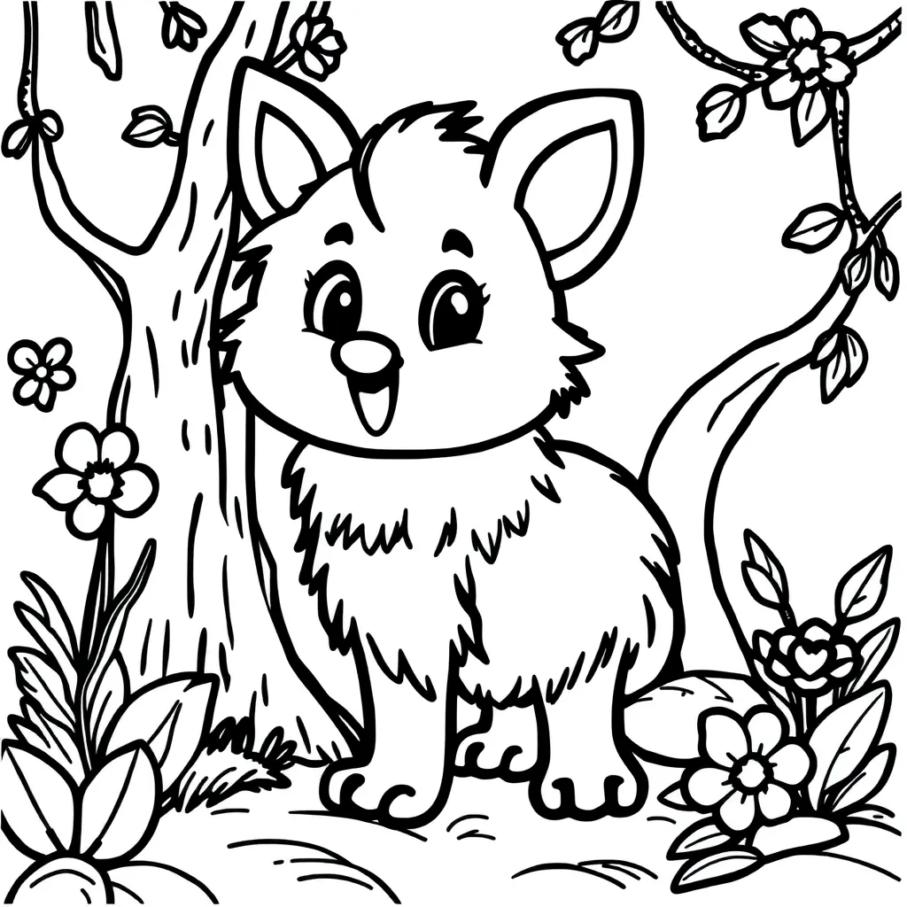 Childrens coloring page