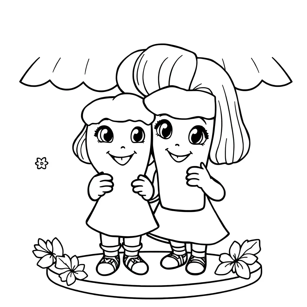 Childrens coloring page