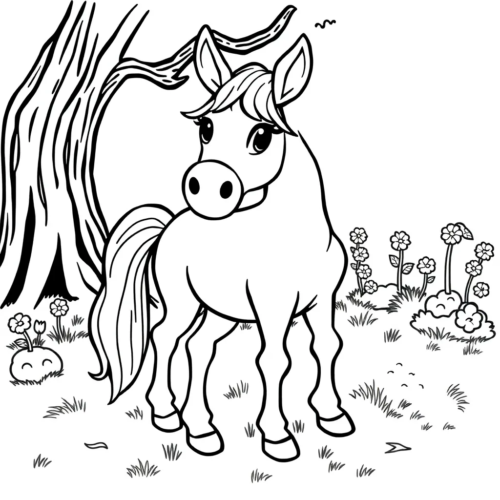 Childrens coloring page