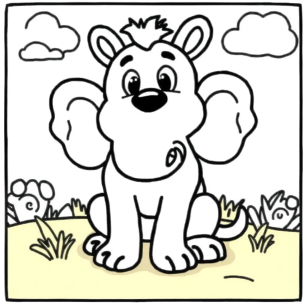 Childrens coloring page