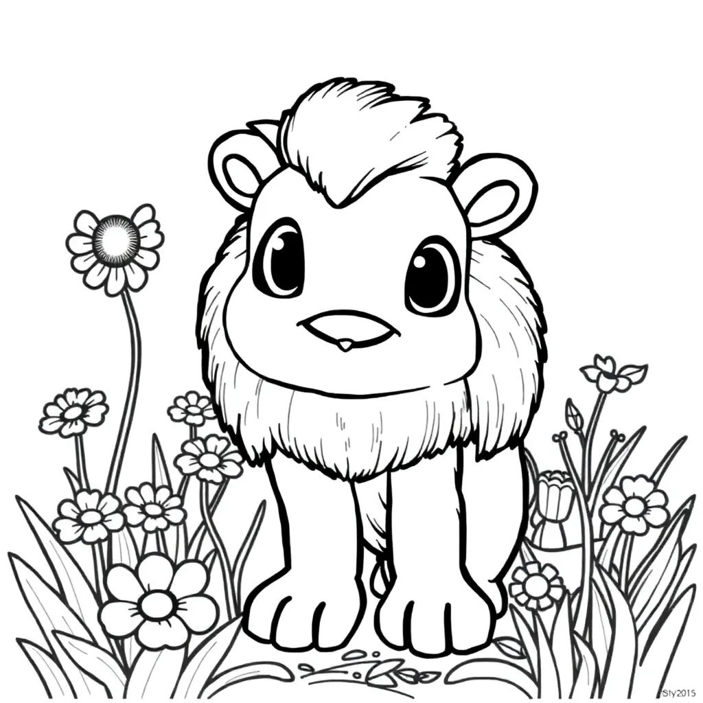 Childrens coloring page
