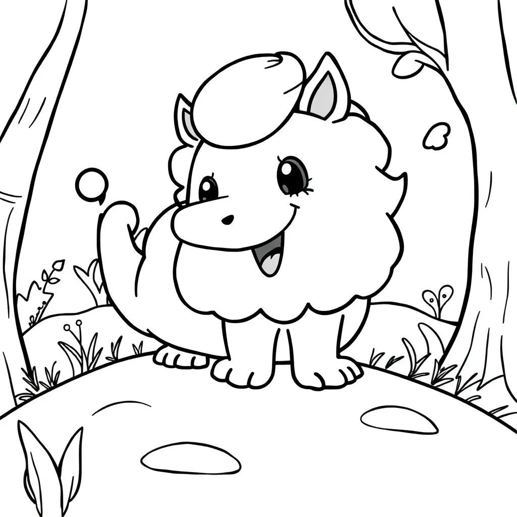Childrens coloring page