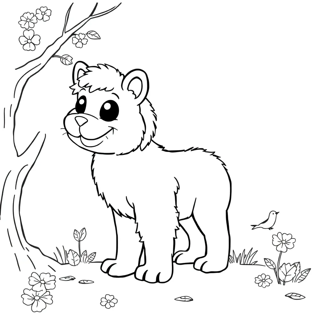 Childrens coloring page