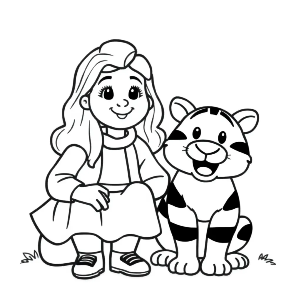 Childrens coloring page