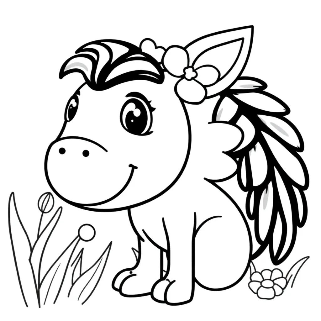 Childrens coloring page