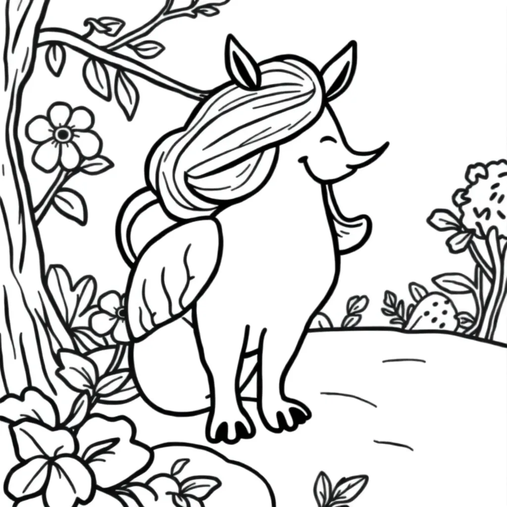 Childrens coloring page