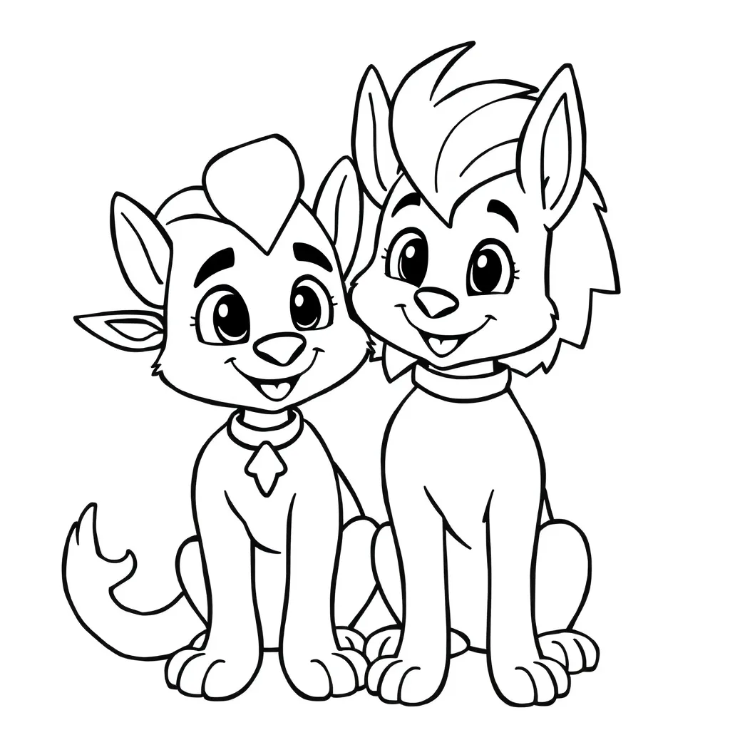 Childrens coloring page