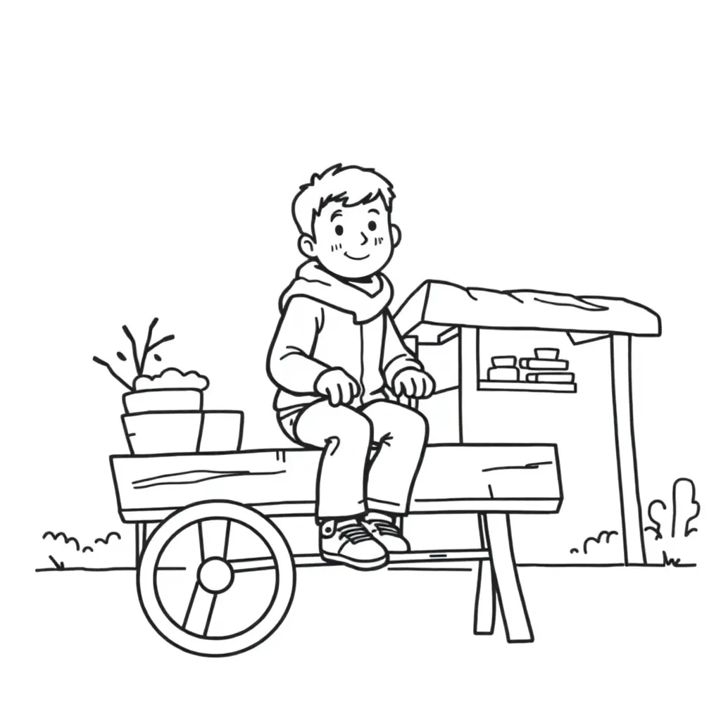 Childrens coloring page