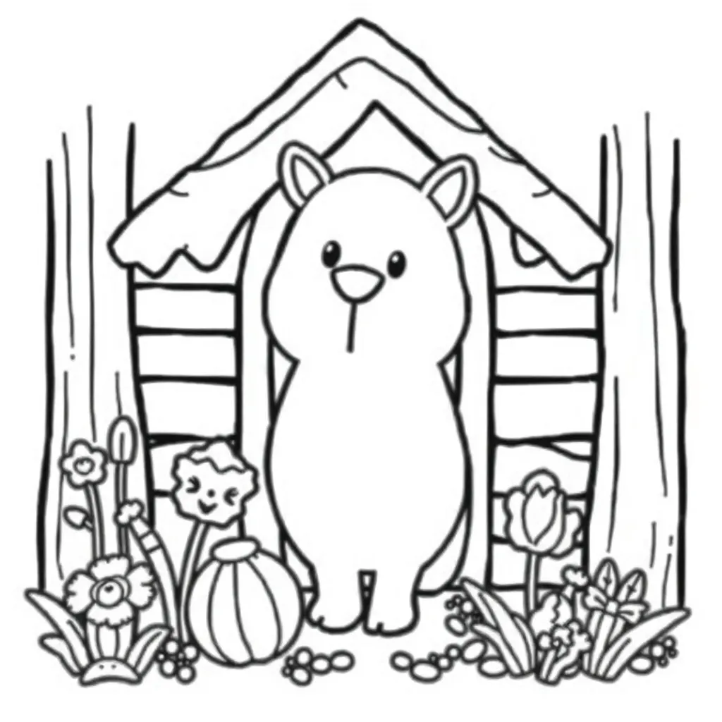 Childrens coloring page