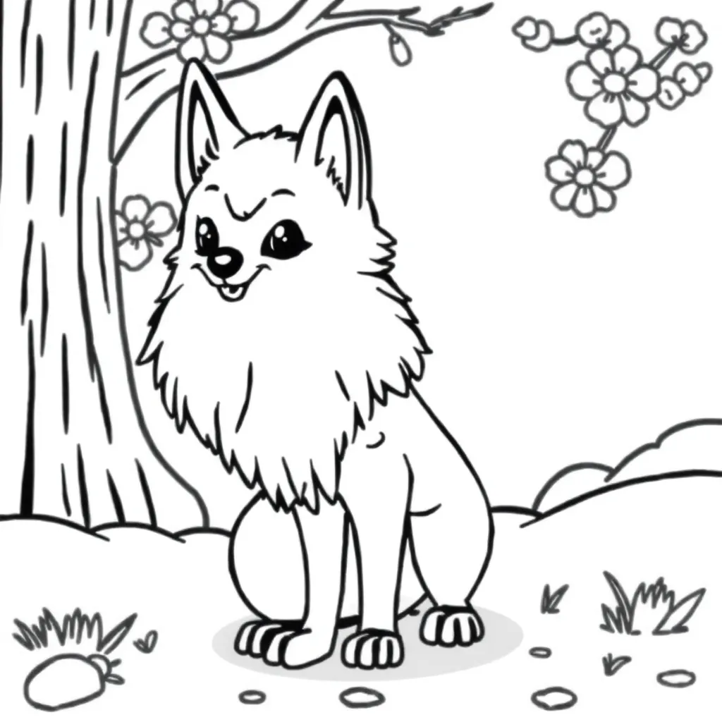 Childrens coloring page