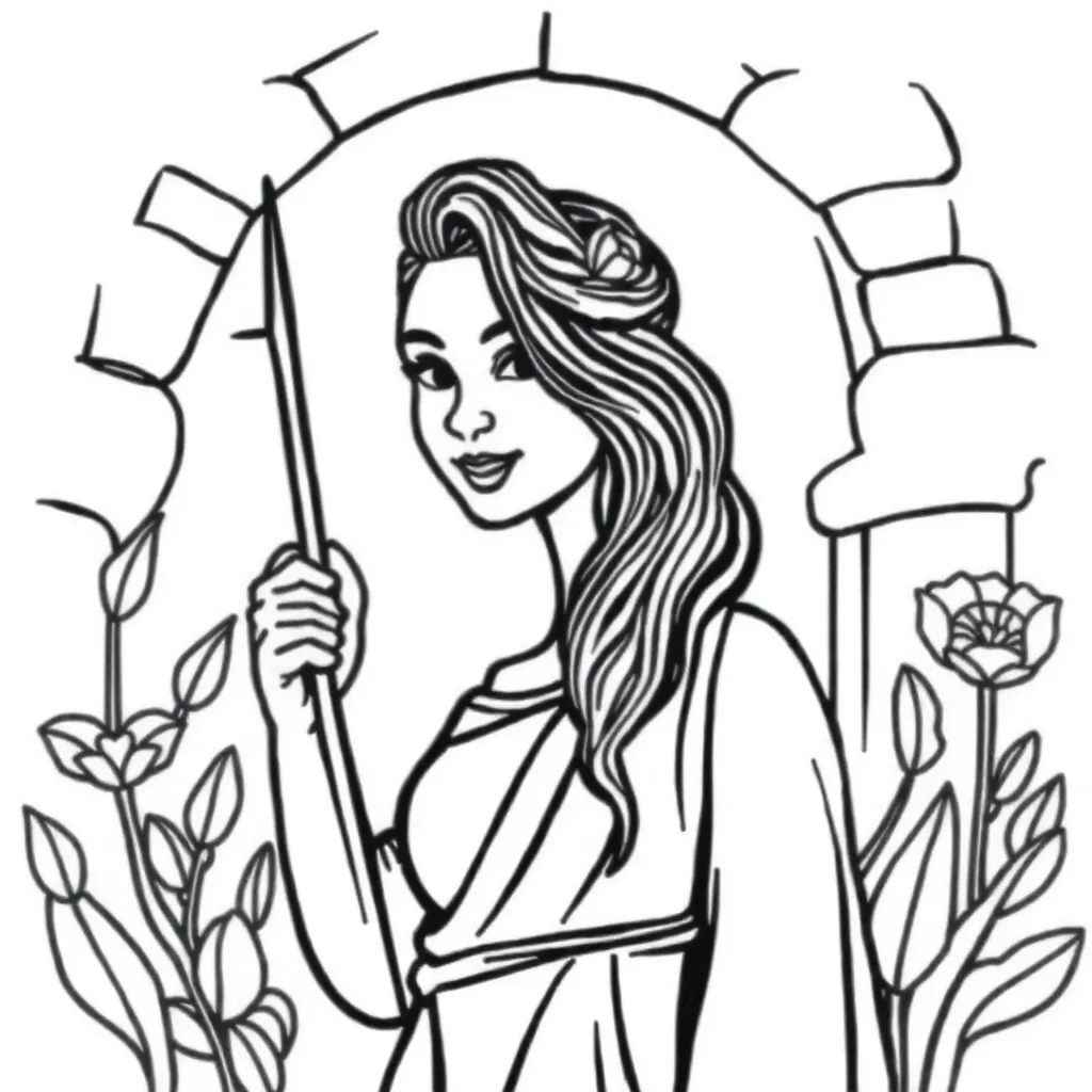 Childrens coloring page