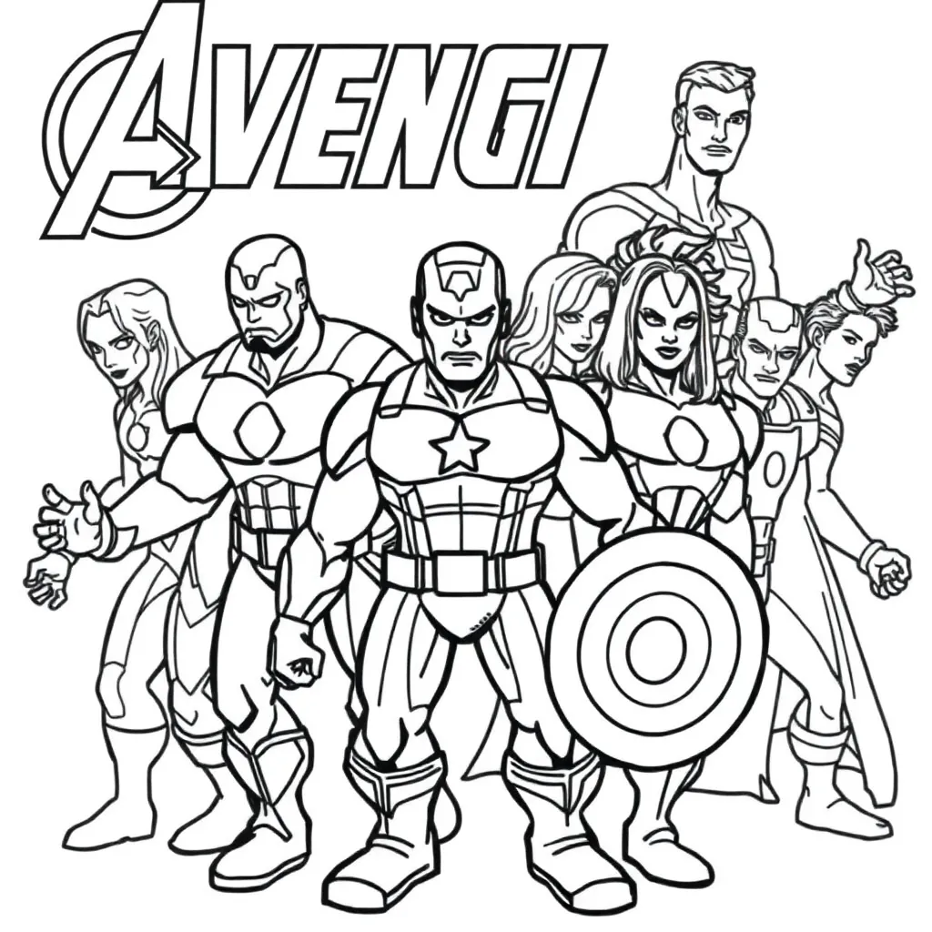 Childrens coloring page