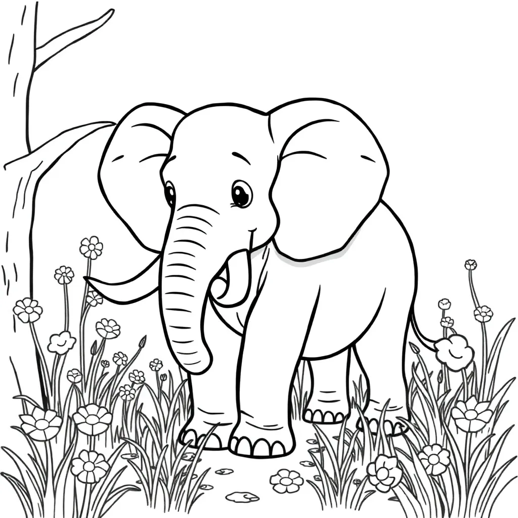 Childrens coloring page