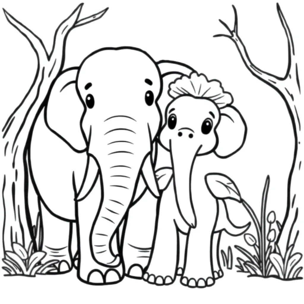 Childrens coloring page