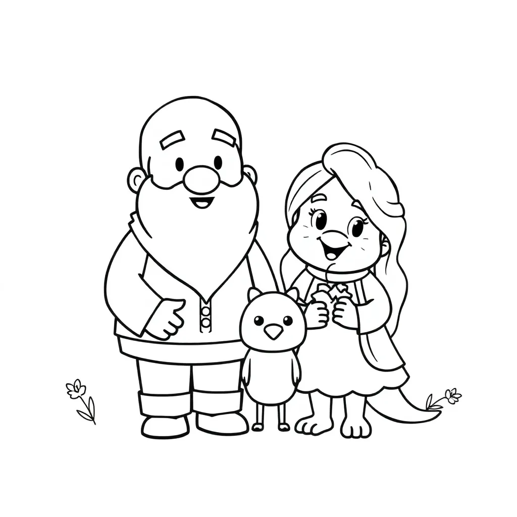 Childrens coloring page