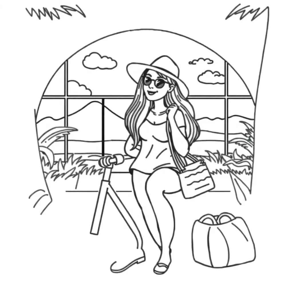 Childrens coloring page