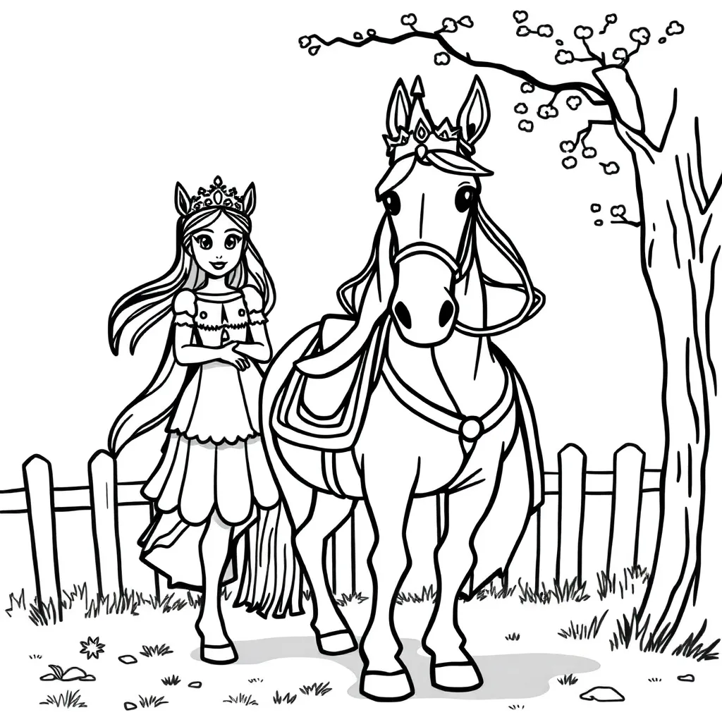 Childrens coloring page